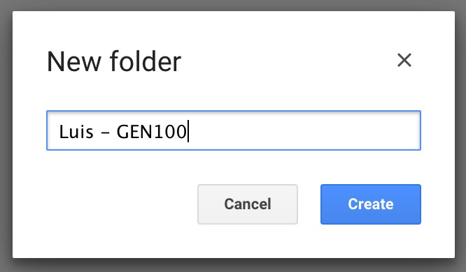 Settings menu